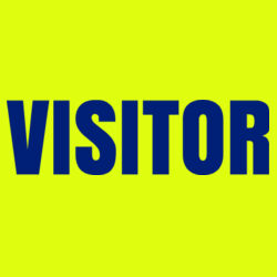 Kishigo 4 Pocket Class 2 Hook & Loop Mesh Vest w/ Visitor Design