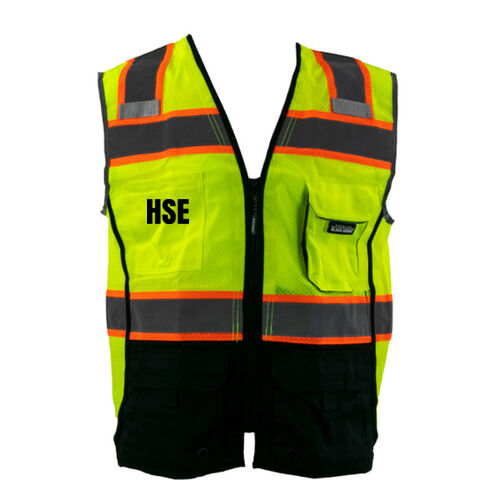 Kishigo Class 2 Black Series Black Bottom Vest Thumbnail