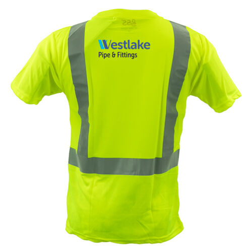 GSS Safety Class 2 Short Sleeve T-Shirt with Black Bottom Thumbnail