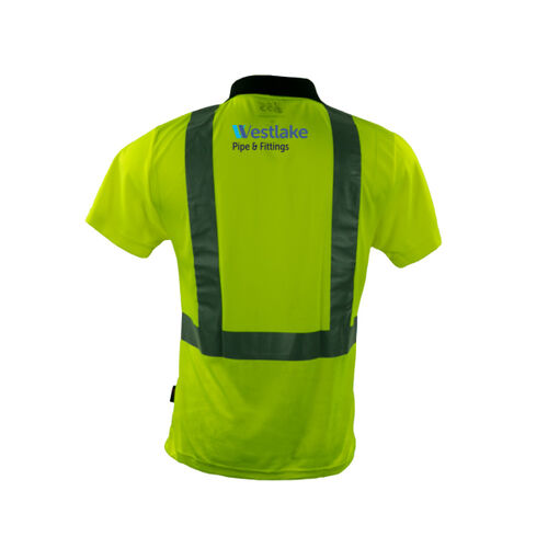 GSS Safety Class 2 Black Bottom Polo Shirt Thumbnail