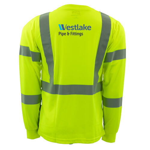 GSS Safety Class 3 Long Sleeve Shirt with Black Bottom Thumbnail
